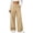 Beige, variant on JUMEYU Track Pants Women Long Womens Baggy Wide Leg Pants Casual Elastic Waist Drawstring Color Block Workout Track Pants with Pockets (Grey,L)
