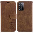 thumbnail image 2 of Compatible with OnePlus Nord N20 SE Embossed Cute Tiger Flip Folio Wallet Case Card Pocket Holder Cover, 2 of 5
