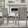 thumbnail image 2 of Modus Alexandra Bois Massif Manger Chaise d'Appoint en Latte Rusic (Lot de 2), 2 of 4