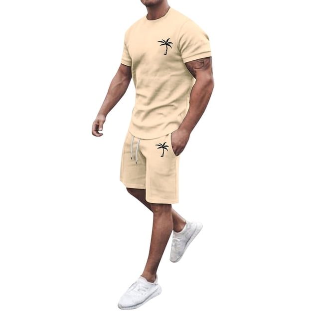 Men's Suits Quick-Dit Summer Tracksuit for Everyday Casual Outdoor Travel Performance Athletic Set