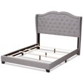thumbnail image 4 of Bowery Hill Fabric Tufted Full Bed in Grey, 4 of 8