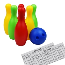 Ensemble de Jeu de Quilles pour Enfants, Kit de Jeu de Quilles et Balles Anti-Impact pour Activité Intérieure