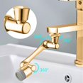 thumbnail image 4 of Universal Faucet Extenders 1080° Faucet Aerator Washbasin Extender Filter Adaptor Arm Rotary Tap Robot Faucet Faucet Splash A6h0 ,Filter Impurities, 4 of 7