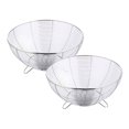 thumbnail image 1 of Tableware Decor, Tyeign 2Pcs Countertop Fruit Bowl Stainless Fruit And Vegetable Basket for Kitchen Counter Wire Baskets for Fruits Vegetables Breads Snacks Large Fruit Bowl Dinnerware, 1 of 8