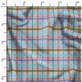 thumbnail image 2 of Soimoi Georgette Viscose Fabric Plaid Check Decor Fabric Printed Yard 42 Inch Wide, 2 of 5