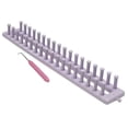 thumbnail image 1 of CRAFTING ESSENTIALS Long Knitting Loom Set 41 cm (16.1 in) with Hook & Needle, 1 of 3