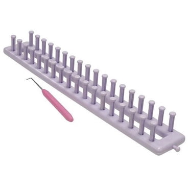 CRAFTING ESSENTIALS Long Knitting Loom Set 41 cm (16.1 in) with Hook & Needle