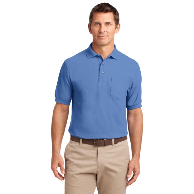 Port Authority Men's Silk Touch Polo with Pocket. K500P