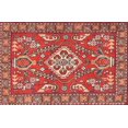 thumbnail image 1 of Ahgly Company Indoor Rectangle Traditional Sunrise Orange Persian Area Rugs, 2' x 5', 1 of 6
