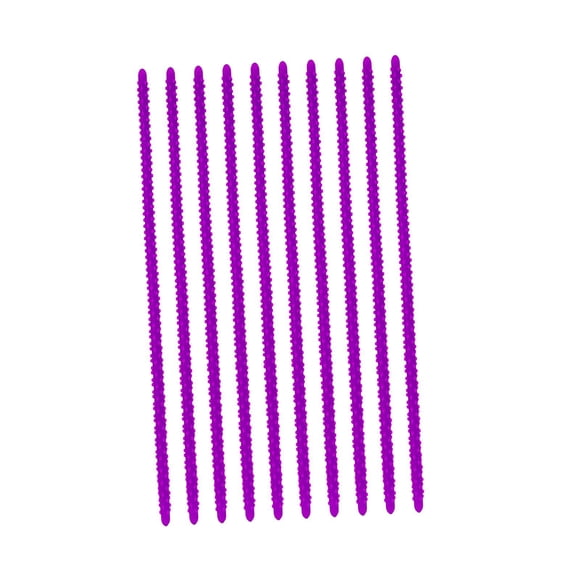 TISHITA 10 Pieces Perm Bar Hair Curler Flexible Silicone DIY Wave Styling Kits Spiral Hair Perm Rod Hair Curling Rods for Dry Hair small violet