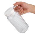 thumbnail image 2 of Fdit Water Jug,Acrylic Transparent Bottle Striped Water Ice Cold Jug with Lid for Bar Home, Water Bottle, 2 of 8