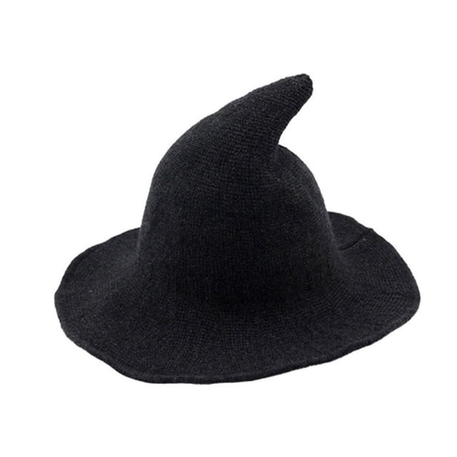 Modern Witch Hat Made From High Quality Sheep Wool Halloween Party Witch Hats