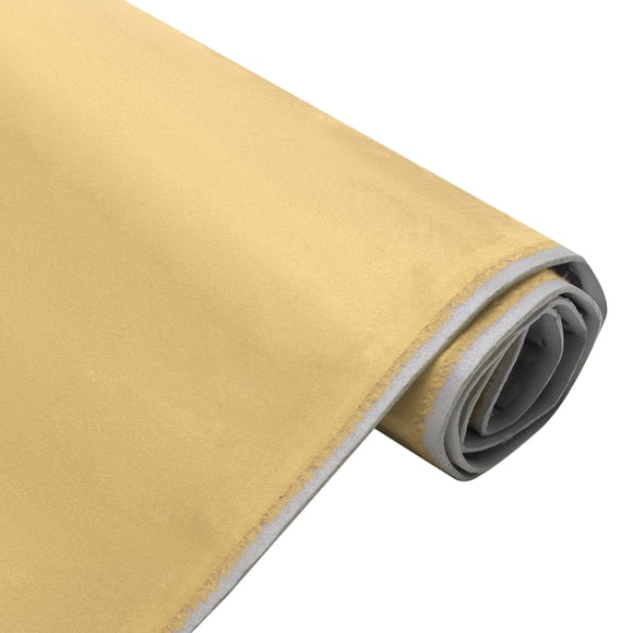 Unique Bargains Headliner Fabric 80" L x 57" W for Car Truck RV SUV Boat Automotive Interior Trim DIY Roof Repair Replacement Foam Backing Suede Fabric Beige