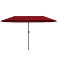 thumbnail image 1 of Costway Parasol de Patio Grand de 13 Pi, Parasol de Marché Extérieur à Double Face pour Table, pour Jardin, Vin, 1 of 10