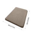 thumbnail image 3 of Boovnll Bathroom Rugs, 16x24" Absorbent Soft Solid Color Thicken Plush Bath Mat, Non-Slip Backing Quickly Drying for Bathroom, Kitchen, Floor, Pool, Toilet Mat, Bath Mats for Bathroom, 3 of 6