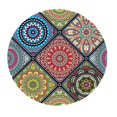 thumbnail image 2 of DOLITY Nappe de Jardin Rétro Élastique Nappe de Jardin Ronde pour table Ronde Ovale D 1,5 M, 2 of 2
