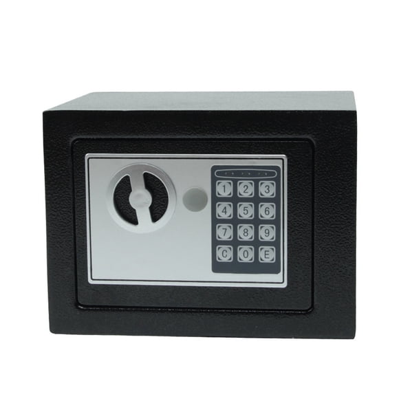 Digital Safe Box With Key Small Household Mini Steel Safes Money Bank Safety Security Box Keep Cash Jewelry Or Document Securely ,Easy Installation
