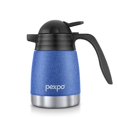 thumbnail image 1 of Cosmo Carafe Thermique en Acier Inoxydable avec Couvercle - 600 ml, Bleu / Carafe à Café/thé à Double Paroi sous Vide - Rétention de Chaleur et de Froid, Durable, Réutilisable, 1 of 5