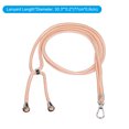 thumbnail image 2 of Unique Bargains Phone Lanyard with Transparent Lanyard Patch, Pink Gold, 1 Count, 2 of 5