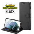 thumbnail image 1 of Samsung Galaxy S23 5G Case Smart View Supershield Wallet Flip Cover - Black, 1 of 5