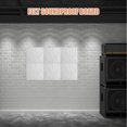 thumbnail image 4 of KAKOWELY black foam sheets 6pcs Acoustic Insulation Board Microphone Isolation Shield Sound Insulation Sponge Panel Acoustic Absorption Panel for Music Room Gaming Room, 4 of 5