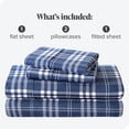 thumbnail image 5 of Bare Home 100% Double Brushed Cotton Flannel Sheet Set, 5 of 5