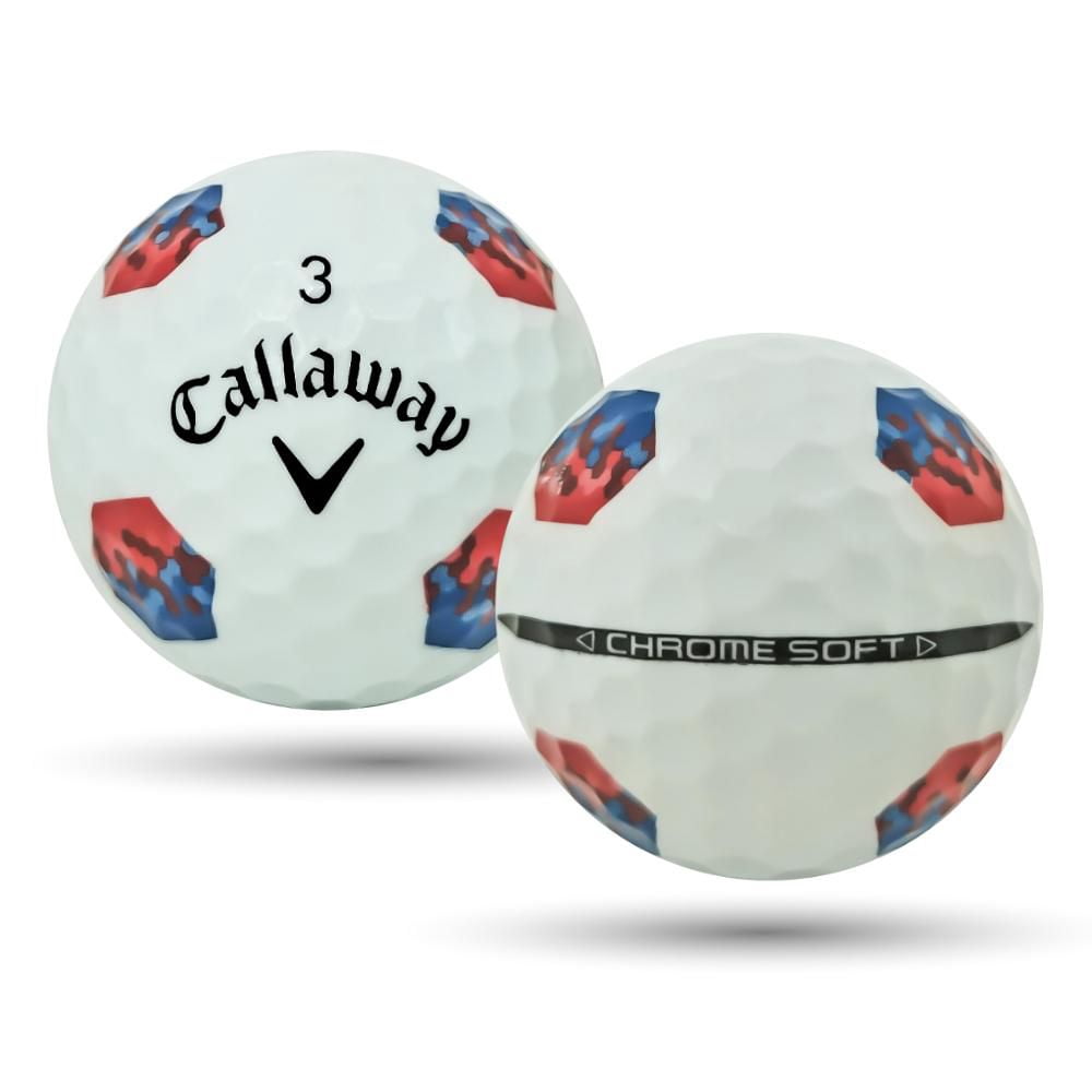 Mulligan - 12 balles de golf récupérées Callaway  Chrome Tour TruTrack 2024 4A Near Mint