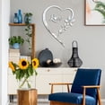thumbnail image 4 of VogueV Heart-Shaped Acrylic Mirror Wall Sticker - Bedroom Vanity Decor B, 4 of 5