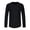 Noir, variante sur Pisexur Vêtement de Protection Solaire Homme UPF 50 Chandail à Manches Longues Homme Respirant Sport Entraînement Couleur Unie Chandail à Manches Longues Col Rond Orange,2TG