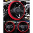 thumbnail image 4 of 38CM Ice Car Auto Silk Steering Wheel Cover Universal Anti-slip Wheel Protector, 4 of 9