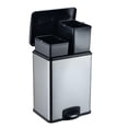 thumbnail image 3 of Bac de recyclage Hometrends en acier inoxydable, 3 of 5