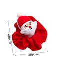thumbnail image 3 of Meitianfacai Christmas Christmas Tree Santa Claus Plush Elastic Hair Rope Cute Doll Hair Accessories Head Rope, 3 of 5
