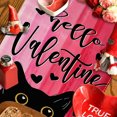 thumbnail image 2 of Valentine's Day Decorations Valentine's Day Heart Print Table Flags Party Table Kitchen Mats, 2 of 5