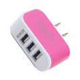 thumbnail image 2 of Universal Candy Color 3 USB Multi-Port Wall Charger charger adapter ; US Plug Wall Adapter Cube Block AC 110-220V 5V, 2 of 4