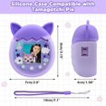 thumbnail image 2 of Silicone Case Compatible Tamagotchi Pix Virtual Pet Game Machine, Protective Cover For Tamagotchi Pix With Strap, 2 of 5
