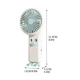 thumbnail image 2 of Boovnll Fan, Two Spray Handheld Small Fans Brushless Motor Mute Desktop Fan Usb Charging Portable Fan, Portable Fan, Desk Fan, Fans, 2 of 4
