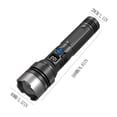 thumbnail image 3 of Uuiauoio Digital Display Strong Light Flashlight,supports USB charging,multifunctional and practical outdoor tool, Outdoor-bright Long-range Telescopic Portable White Light Rechargeable Flashlight, 3 of 9