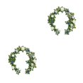 thumbnail image 1 of Wweixi Add Touch Of Beauty With Artificial Rose For Any Occasion Backdrop Arch Flowers Cloth Artificial Flowers Low Maintenance blue 2Set, 1 of 6