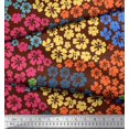 thumbnail image 3 of Soimoi Poly Georgette Fabric Artistic Flower Print Sewing Fabric Yard 52 Inch Wide, 3 of 3