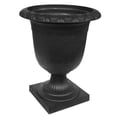 thumbnail image 1 of Tierra Verde 19" x 23" Crescendo Urn Planter In Slate, Made from recycled materials, 1 of 9
