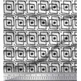 thumbnail image 1 of Soimoi Polyester Crepe Fabric Square & Floral Block Printed Craft Fabric by The Yard 42 Inch Wide, 1 of 2