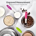 thumbnail image 4 of U-Taste 18/8 Stainless Steel Measuring Cups and Spoons Set: 12 Pieces Metal Stacking Kitchen Baking Cooking Food Measure Set 7 Cups 5 Spoons with Strengthened weld joints (Multicolors), 4 of 10