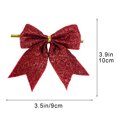 thumbnail image 3 of Outdoor Christmas Decorations,6-Piece 9cm Mini Christmas Tree Hanging Ornament Set, Small Holiday Decoration for Display, 3 of 8