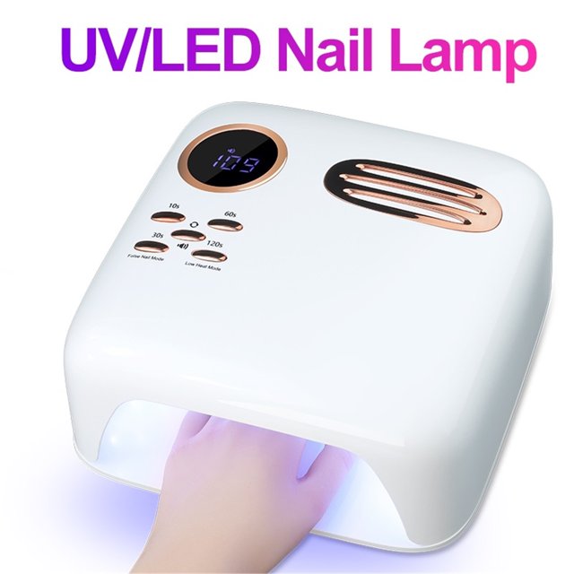 UV LED Nail Lamp Gel Nail Dryer Pedicure Manicure Lamp LED For Fast Drying Gel Nail Polish Nail Dryer ,High Power
