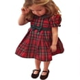 thumbnail image 4 of Robe à Manches Courtes de Noël Princesse pour Tout-Petits Enfants Bébés Filles Robe de Fête, 4 of 6