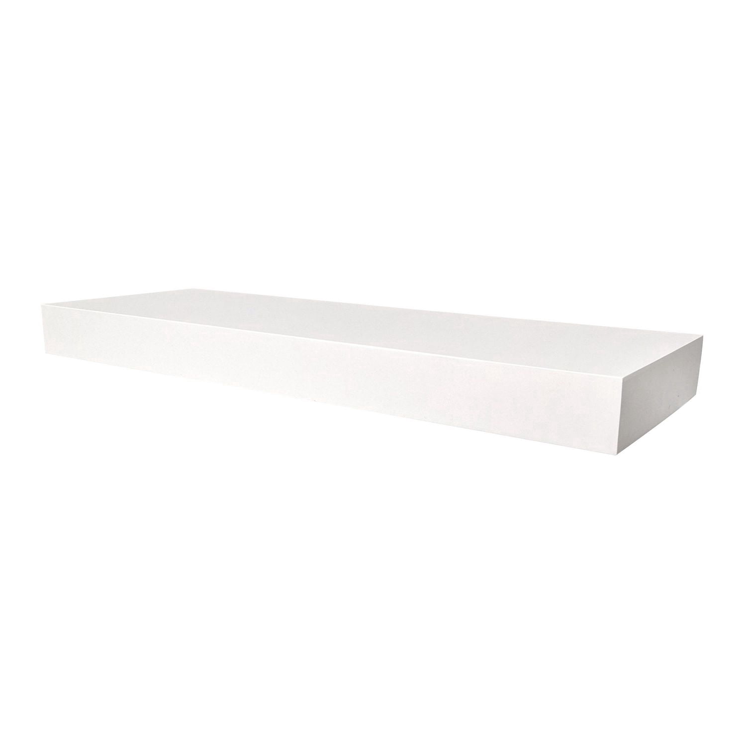 Hometrends 18 inch White  Floating Shelves - 2 PC Set