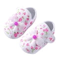 thumbnail image 3 of NOKIO Baby Girls Soft Sole Shoes Baby Toddler Walkings Bow Sandals First Walkings Crib Shoes with Memory Foam Insole and Non-Slip Flex Sole for Early Steps, 3 of 7