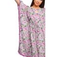 thumbnail image 4 of Moomaya Robe Courte de Caftan de Plage, Robe de Couverture Imprimée, Kaftan pour Femmes, Tenue de Plage, Couverture, 4 of 4