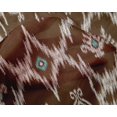 thumbnail image 4 of oneOone Silk Tabby Fabric Geometric Ikat Fabric Prints By Yard 42 Inch Wide, 4 of 4