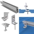 thumbnail image 4 of 30/35Mm Solar Panel Photovoltaic Bracket Mounting Rail Kit Pv Middle Clamp End Clamp Aluminium Profile Solar Module Roof Rail, 4 of 5